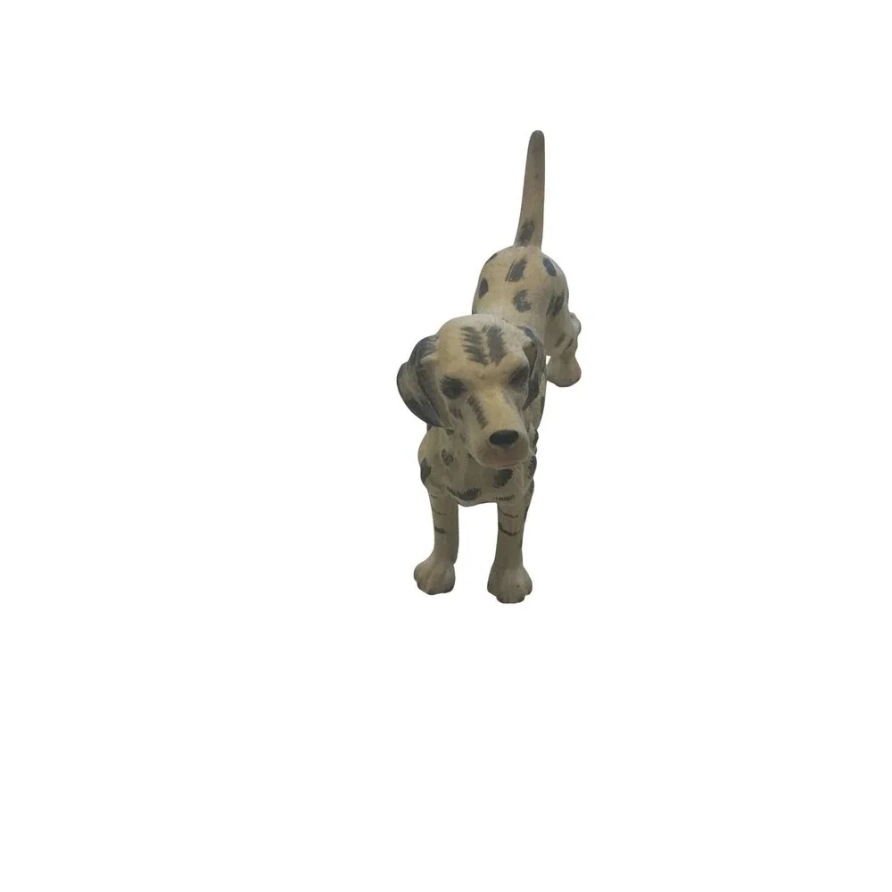 Vintage Dalmatian‎ Dog Figurine Spotted Puppy Statue Collectible Home Decor